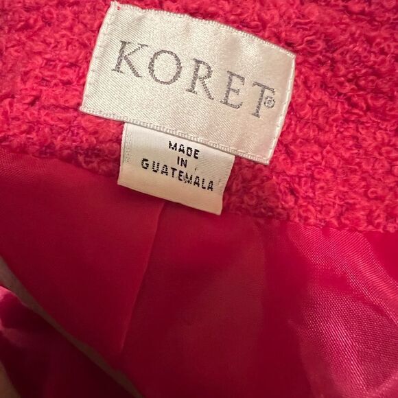 🆕 Koret Fuchsia Wool Blend Blazer Size 12 - Picture 4 of 6